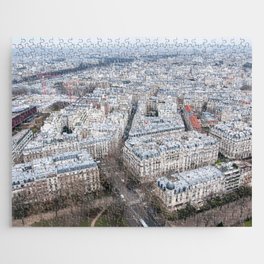 Paris aerial view Jigsaw Puzzle