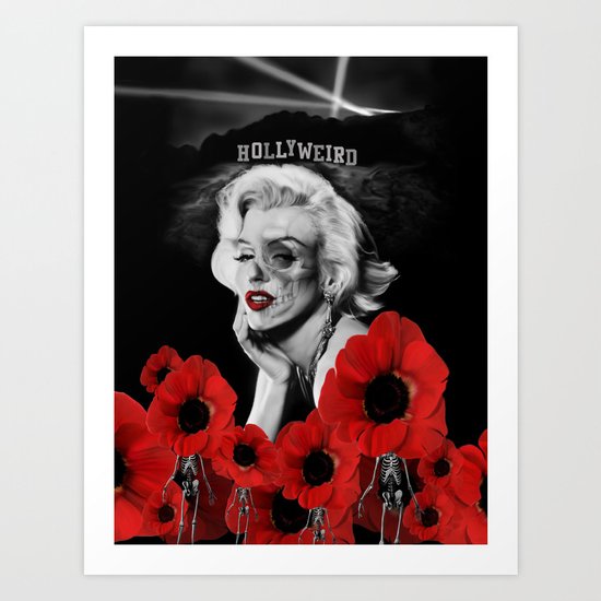 Hollyweird. Art Print