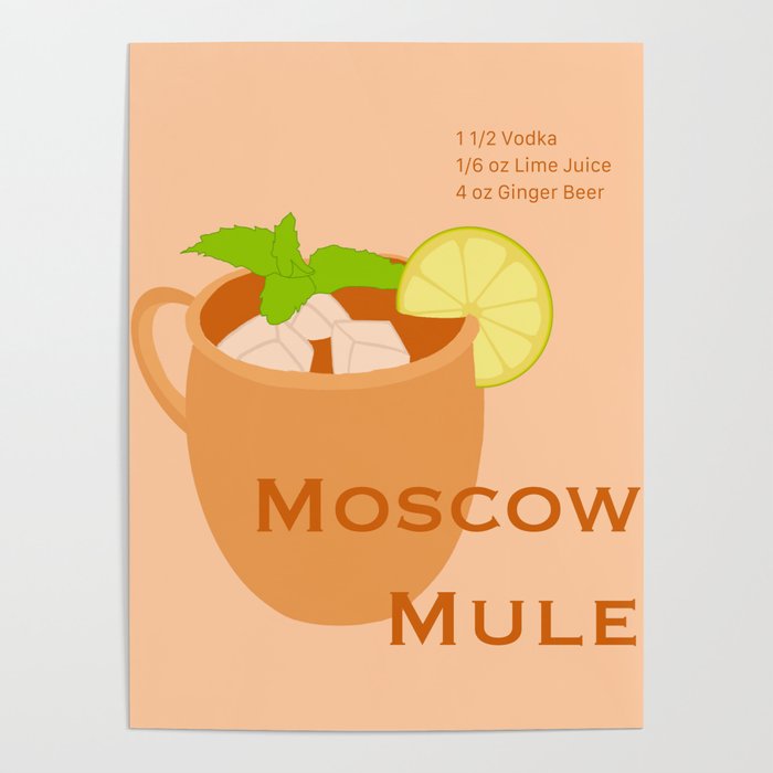 Recipe: Moscow Mule Poster