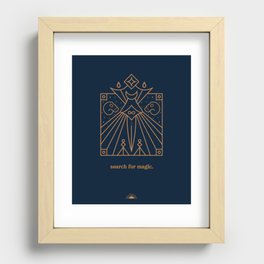 Search for Magic Recessed Framed Print