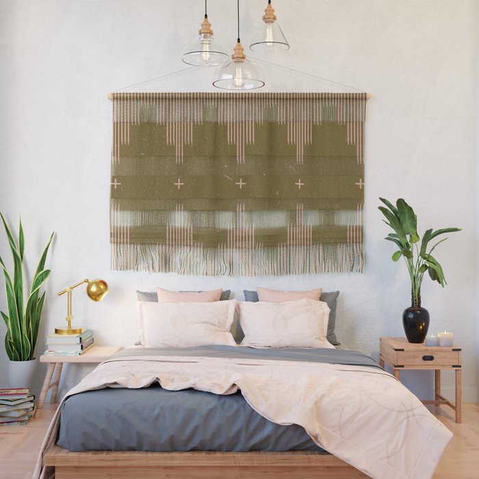 Southwestern Minimalist Retro Green & Pink