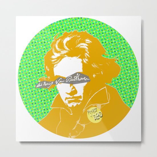 Ludwig van Beethoven 16 Metal Print