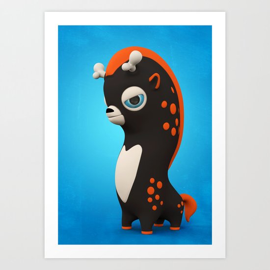 Dark Wippo Art Print