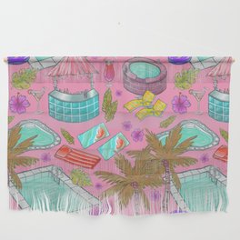 Pool Paradise - Tropical Heat Wall Hanging