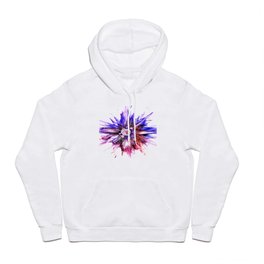 Painted Star Flower Abstract Hoody