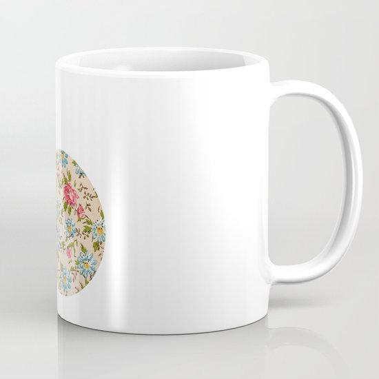 Whimsical cute girly floral retro bicycle Mug