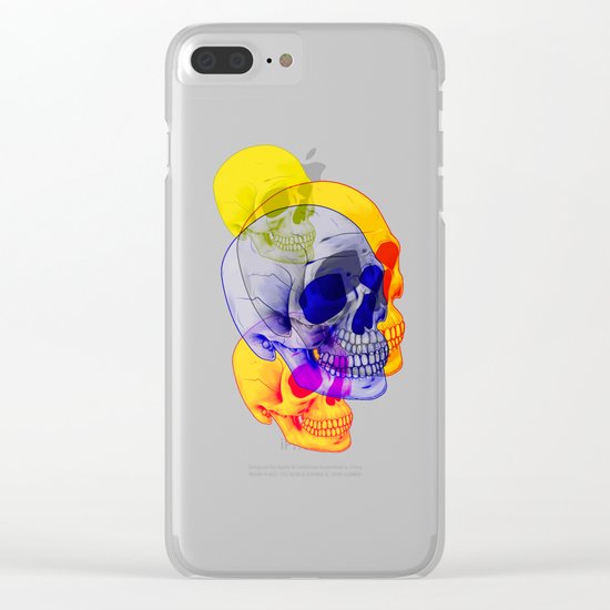 Skullfest Clear iPhone Case