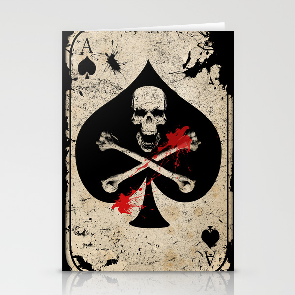 Ace of Spades (Death Card) Stationery Cards by Christopher Matthew ...