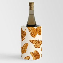 Texas Butterflies – Golden Yellow Pattern Wine Chiller
