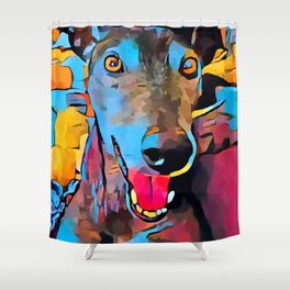 Greyhound 2 Shower Curtain
