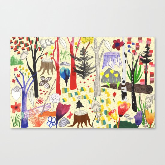 Magical Wood Canvas Print