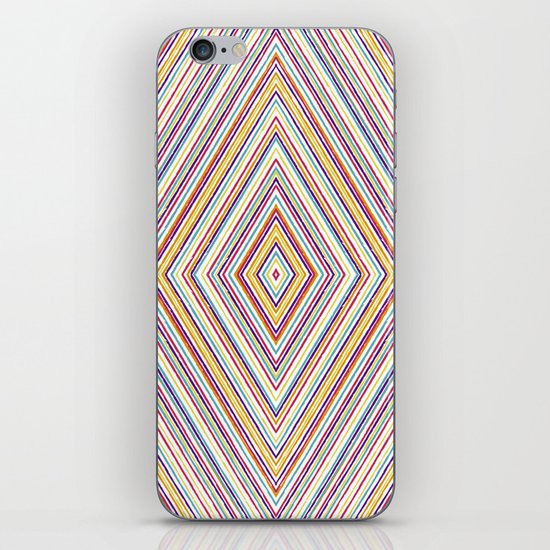 CRAYON STRIPES iPhone Skin
