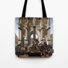 Botticelli - The Story of Lucretia Tote Bag