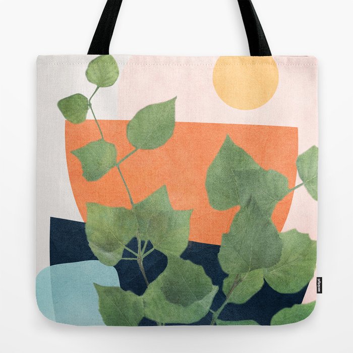 Nature Geometry IX Tote Bag by City Art Society6