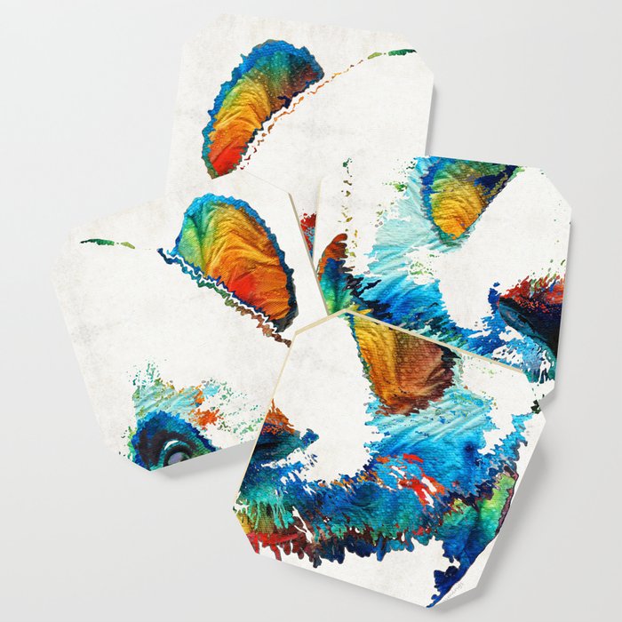 colorful panda bear art