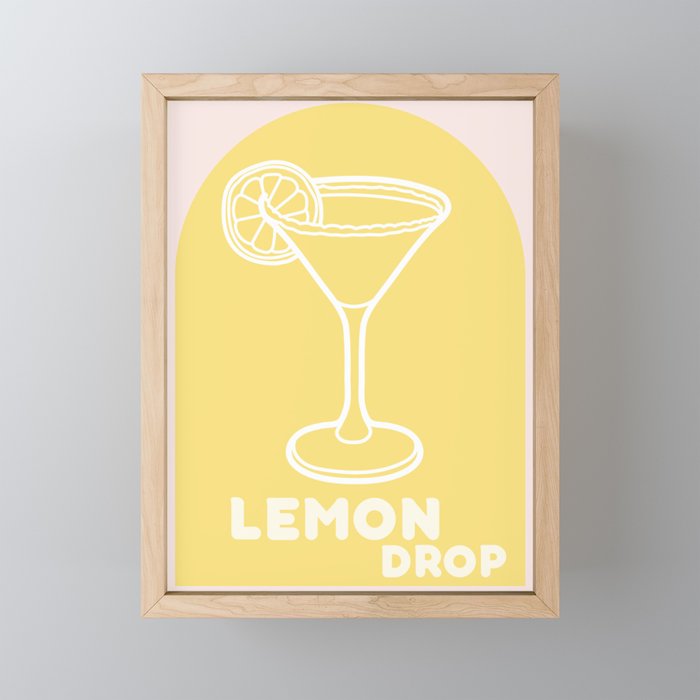 LEMON DROP Framed Mini Art Print