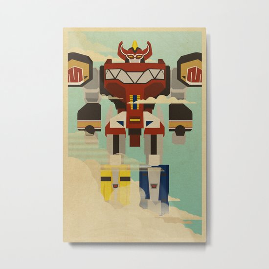 The Mega of the Zords Metal Print