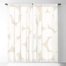 Abstract Shapes - Neutral White I Blackout Curtain