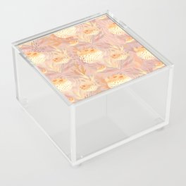 Pufferfish Pattern Acrylic Box