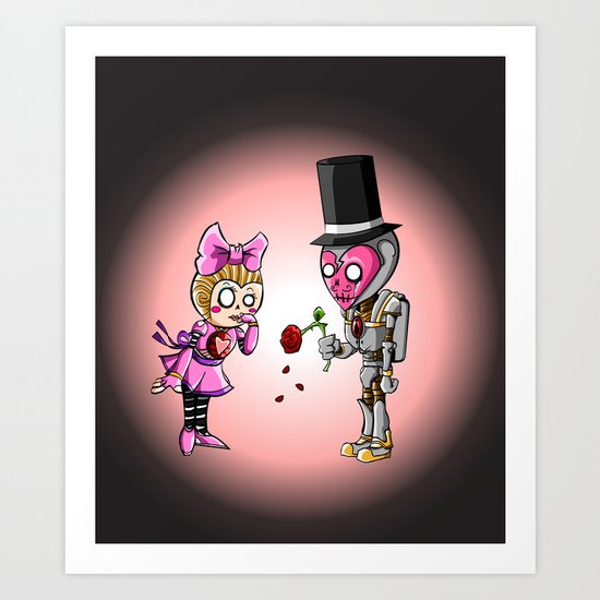 Rose for my sad Valentine Art Print