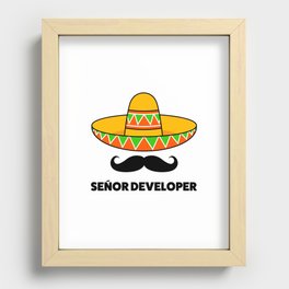 Senior Developer Recessed Framed Print