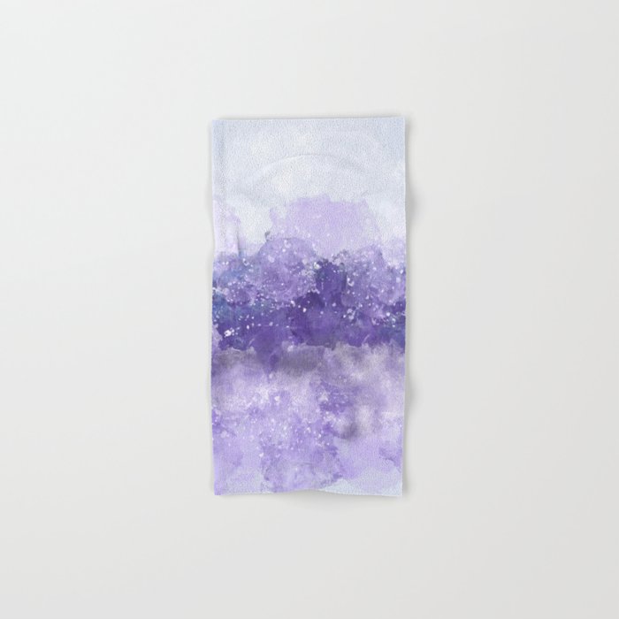 Choppy Purple Ocean Water Hand & Bath Towel