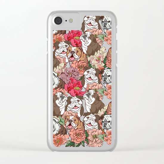 Because English Bulldog Clear iPhone Case