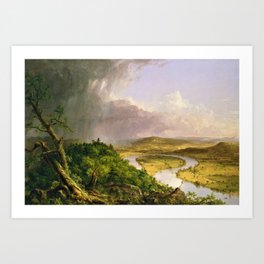 The Oxbow (Connecticut River near Northampton) by Thomas Cole Art Print