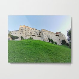 Old Stone Building on Green Grass Metal Print | Building, Photo, Europe, Tour, Lawn, Curated, Tourcity, Nature, Oldbuilding, Ancientcity 