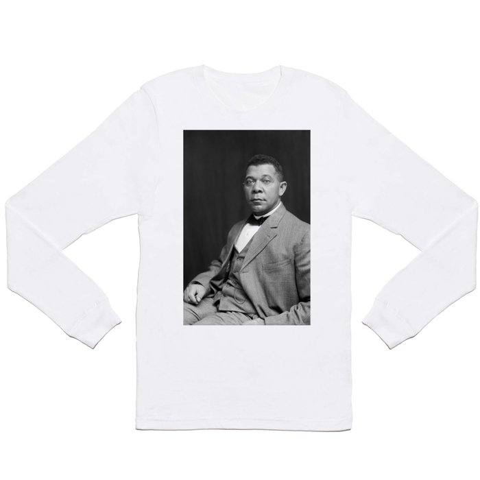 Booker T. Washington by Francis Benjamin Johnston, c. 1895 Long Sleeve T Shirt