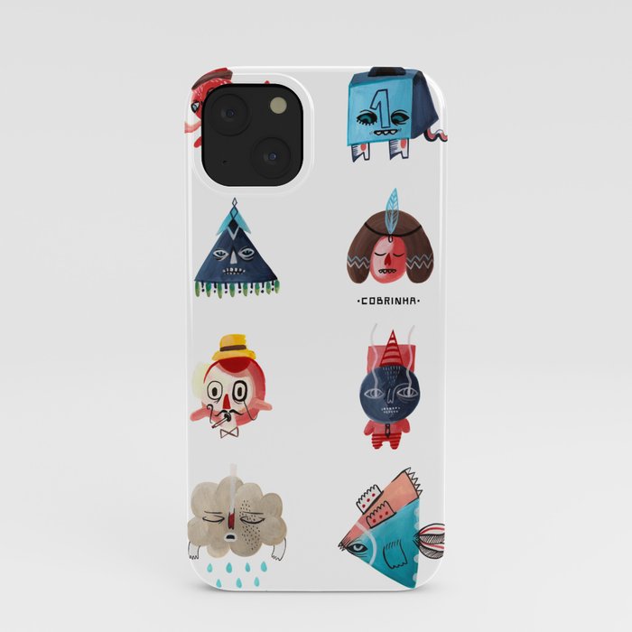 Monster Shapes iPhone Case