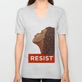 RESIST V Neck T Shirt