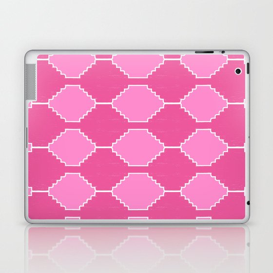 Feminine Pink Southwest Kilim Pattern Laptop & iPad Skin