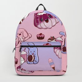 adorable kawaii food Backpack