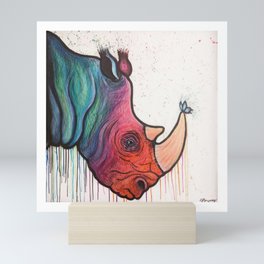 Ratanang - love one another Mini Art Print