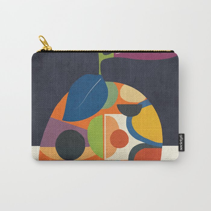 Abstract fruit shapes 01 Carry-All Pouch