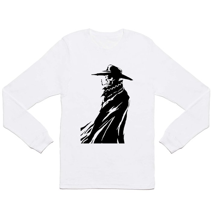 Mysterious Skullboy  Long Sleeve T Shirt