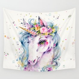 Little Unicorn Wall Tapestry