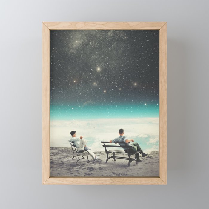 You Were There, in my Deepest Silence Framed Mini Art Print