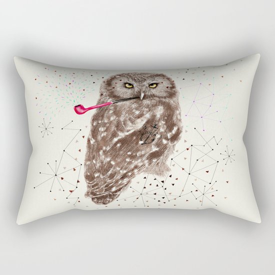 Mr.Owl III Rectangular Pillow