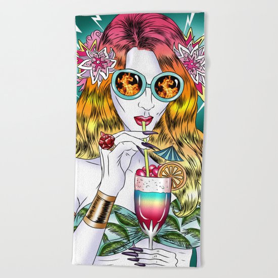 Beach Frenzy Beach Towel