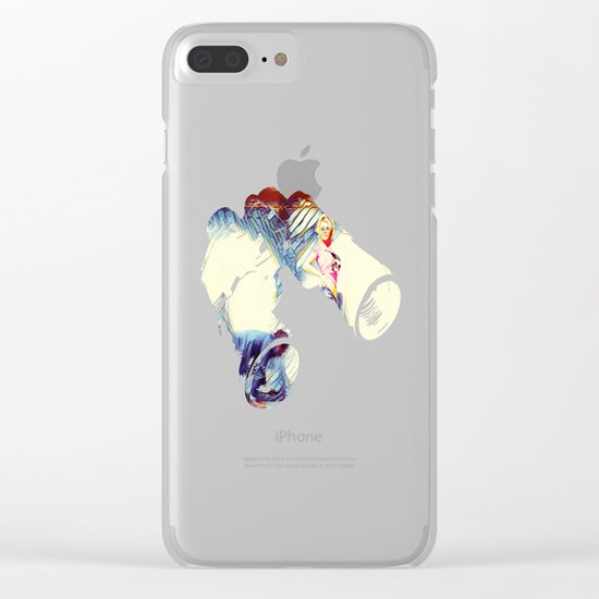 Falling Behind Clear iPhone Case