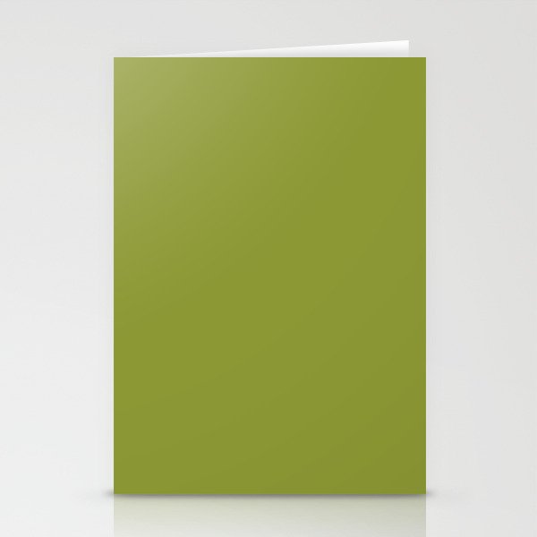 Wasabi Green Stationery Cards