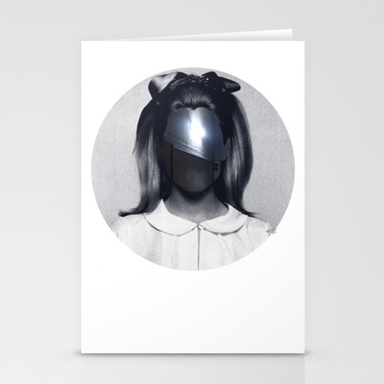Fear collage Stationery Cards