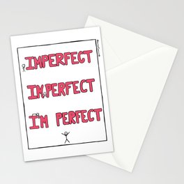 I'm Perfect Stationery Cards