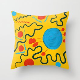 ABSTRACT-2-03 Throw Pillow