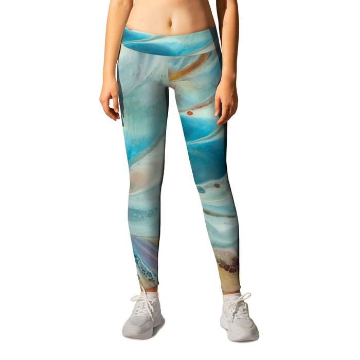 Pearl abstraction Leggings