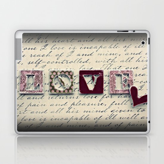 L.O.V.E. Laptop & iPad Skin