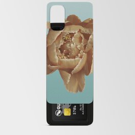 Peony - Neutral Floral and Blue Ombre Android Card Case