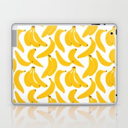 Banana fruit pattern illustration in modern flat cartoon style Laptop Skin